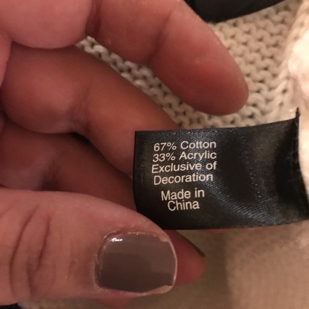 📂🆕 Lane Bryant Chiffon/Cable Sweater - Picture 8 of 8